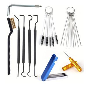 Outils de nettoyage pour pistolet à peinture, ensemble de 32 brosses métalliques pour l'entretien et la réparation des buses d'aérographe - Product Image 1