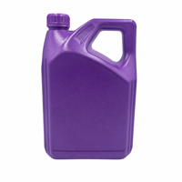Bidon d'huile en plastique de 4L avec poignée, bouteille d'huile à bouchon à vis de 4L, bouteille vide pour liquides chimiques de 4L, bouteille d'huile moteur OEM de 4L