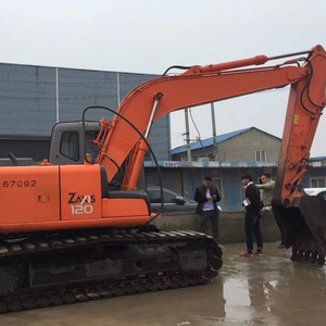 Excavatrice hydraulique sur chenilles d'occasion Hitachi EX120-3/EX120-5/ZX120/ZX200/ZX240/ZX135US/ZX75, 12 tonnes, taille moyenne, Japon - Product Image 2