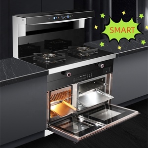 Cuisinière à <span class=keywords><strong>gaz</strong></span> et électrique personnalisée en gros avec hotte, <span class=keywords><strong>four</strong></span> et grill pour la maison - Product Image 2