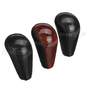 Automatic <b>Gear</b> Shift <b>Knob</b> for Toyota Prado 120 2003-2009 at Car <b>Gear</b> Shifter Lever Handle Stick PU Leather - Product Image 2
