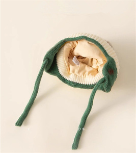Coupe-vent chaud ski casquettes hiver péruvien chapeau oreillette coton doublé Pompon tricot chapeau <span class=keywords><strong>bonnet</strong></span> enfants hiver chapeaux pour garçons filles - Product Image 6