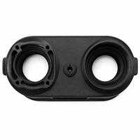 Boîtier optique binoculaire en aluminium moulé sur mesure, revêtement noir en poudre, corps de télémètre de vision nocturne OEM