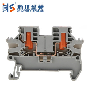 TPV-2.5 17.5A Compact Miniature 24A 600V Quick Connect Spring Connection Plug-In <strong>Terminal</strong> <strong>Block</strong> Manufacturer - Product Image 2