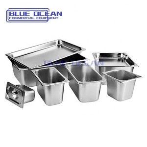 Venta al por Mayor de Recipientes Gastronorm de Acero Inoxidable GN, Recipientes Antiadherentes para Mesa de Vapor, para Hoteles y Restaurantes - Product Image 2