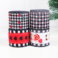 Duoyou Custom Großhandel handgemachte gedruckte Geschenk box Holiday Ribbon Bow für Weihnachts kranz Dekoration