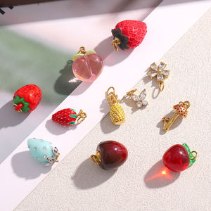 Liontin Resin Akrilik Dreamshow <span class=keywords><strong>Fashion</strong></span>, Aksesoris Perhiasan Berlapis Emas Warna-warni Gaya Musim Panas - Product Image 6