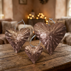 Sonnet Decor Handcrafted Iron Christmas <b>Tree</b> <b>Ornaments</b> Set Art Deco Design Single-piece Package Hanging Vertical 6-8 Years Model - Product Image 2