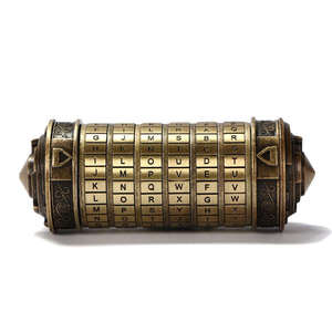 Candado <span class=keywords><strong>Cryptex</strong></span> con Rompecabezas del Código Da Vinci, con Contraseña de Letras, Perfecto para Regalos - Product Image 6