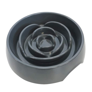 Comedero lento de colores, cuencos para gatos, cuencos de alimentación de cerámica para perros y mascotas, alimentación divertida, rompecabezas interactivo para detener la hinchazón, cuenco para gatos, Dieta de alimentación saludable - Product Image 5