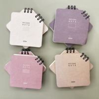 Mini-Taschennotizbuch im A6-Format mit 80 Seiten, Spiralbindung, Papierumschlag, Fadenheftung, für Schule, Büro, Unterwegs, Planer, Tagebuch, Geschenke