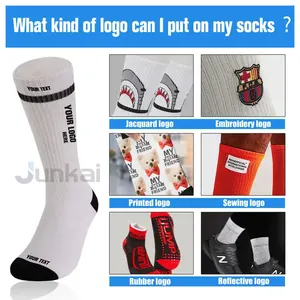 Calcetines deportivos de equipo con diseño personalizado, calcetines de gimnasio atléticos personalizados, calcetines de entrenamiento con logotipo de diseño personalizado - Product Image 5