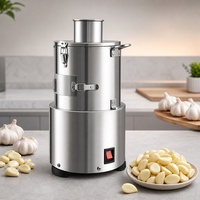 Professionele knoflookpelmachine van roestvrij staal, automatische schiller voor hele knoflookknollen, voor restaurants, catering en keukens