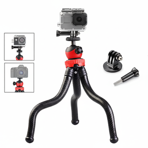 Flexible Silicone Tripod With Twist <b>Lock</b> For Digital Camera <b>Portable</b> Go Pro Mount Kit - Product Image 1