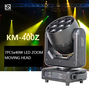 ไฟ LED RGBW ขนาดเล็กสำหรับเวทีไฟดิสโก้ไฟเวที DMX ขนาด7x40W