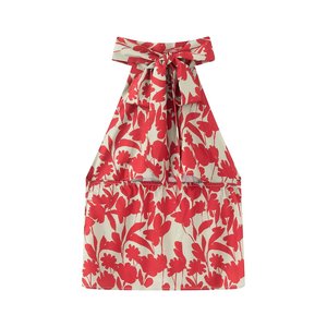 Ensemble haut dos nu et jupe longue à volants imprimé sur mesure pour femme, <span class=keywords><strong>tenue</strong></span> de vacances deux pièces, fabrication OEM par une usine de vêtements chinoise, ensembles 2 pièces - Product Image 2