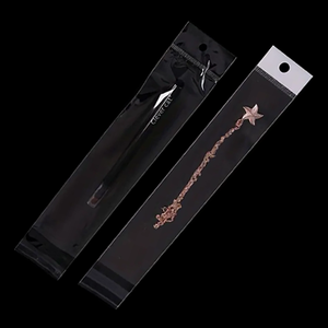 <span class=keywords><strong>Opp</strong></span> trong suốt Thẻ trắng đầu túi tùy chỉnh nhựa tự dính tiêu đề Túi Đối với trang sức quà tặng - Product Image 3