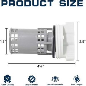 Filtro de Bomba de Desagüe para Lavadora Weiyuan WDP85708 Compatible con Samsung, Fácil Instalación - Product Image 3