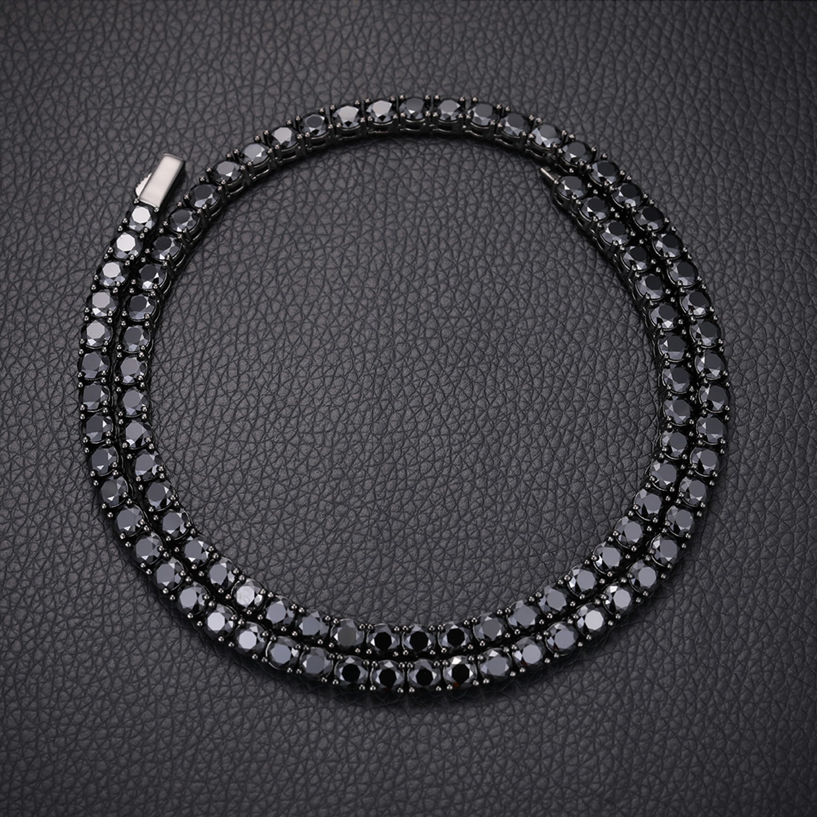 black diamond necklace for men