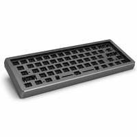 Boîtier de clavier mécanique en aluminium usiné CNC sur mesure, disposition 60, 65, 75 %, anodisé, compatible avec les touches interchangeables à chaud, pour les passionnés de DIY