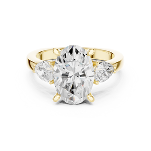 Anillo de Compromiso Solitario con Diamante de Laboratorio Listo para la Venta, con Estilo Moderno, Hecho a Mano - Product Image 6