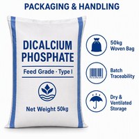 Supplément minéral calcium-phosphore pour l'alimentation des porcs, des poulets, des poissons et des crevettes