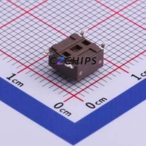 DTSM-61N-V-B Tactile Switch SMD-4P,6.2x6.2mm Switch Single Pole Single Throw Round Button Vertical Mount 6.2mm - Product Image 2