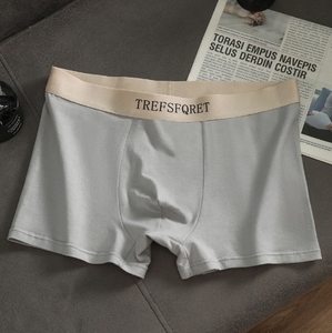 Custom Logo <strong>Men's</strong> Knitted Cotton Boxer <strong>Briefs</strong> Underwear Shorts Breathable Anti-Bacterial - Product Image 5