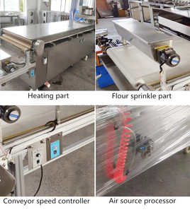 Machine commerciale automatisée de fabrication de gâteau de maïs machine de pressage de pain plat pita arabe Machine de fabrication de burrito chapati roti mexique - Product Image 5