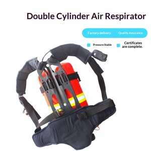 Respirateur à pression positive pour la lutte contre les incendies RHZKF, <span class=keywords><strong>masque</strong></span> à gaz à double cylindre 6.8 en fibre de carbone, <span class=keywords><strong>masque</strong></span> ouvert autonome - Product Image 4