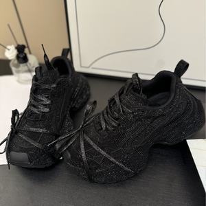 2025 Baskets Chunky Dad Fashion Diamants, Logo de Marque de Luxe, Chaussures 3XL, Qualité Supérieure, Semelle Épaisse, Chaussures de Marche Décontractées - Product Image 3