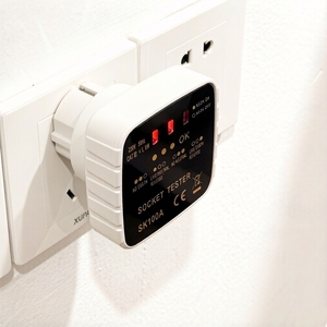 Venta al <span class=keywords><strong>por</strong></span> <span class=keywords><strong>mayor</strong></span> con envío directo a EE. UU., Reino Unido, UE, AU: Probador de puesta a tierra de enchufes de pared ABS para comprobar el efecto de la puesta a tierra de <span class=keywords><strong>productos</strong></span>. - Product Image 5