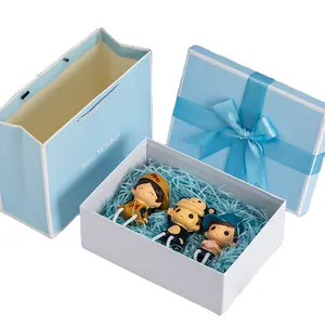 Scatola regalo di san valentino di forma personalizzata di vendita calda della fabbrica Set di scatole di imballaggio per sacchetti regalo durevoli di alta qualità