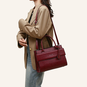 Sacs à bandoulière et sacs à main pour femmes en cuir PU, sac fourre-tout à poignée supérieure, sac à bandoulière pour femme - Product Image 2
