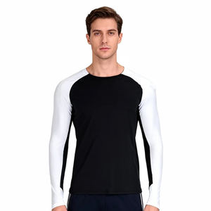 Camisetas de Manga Larga al por Mayor de Secado Rápido, Transpirables, Ligeras, con Logotipo Personalizado, para Fitness y Running al Aire Libre - Product Image 6