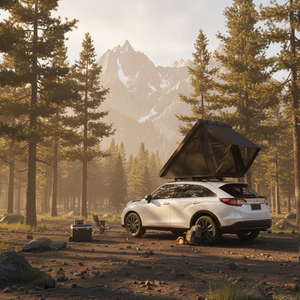 หลังคาเต็นท์แบบแข็งลายพราง กันน้ำได้ทุกฤดู แบบสองชั้น สำหรับใช้กับรถยนต์หลายประเภท - Product Image 1