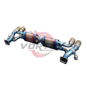 Vortex ระบบไอเสียไทเทเนียมสีน้ำเงิน valvetronic สำหรับ PORSCHE 911 Carrera 991.1 991.2 3.0T พร้อมส่วนหัว - Product Image 4