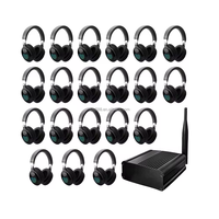 Meilleurs écouteurs silencieux pour discothèque, casque sans fil à 3 canaux avec LED, casque de danse DJ, son haute fidélité