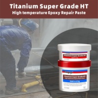 Perbaiki Area yang Rusak dengan Super Grade HT Titanium Putty