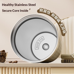 Taza de Café Aislada de Acero Inoxidable 316 de Alta Gama, Conserva el Calor y la Frescura, Portátil para Llevar - Product Image 4