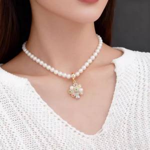 31428 Accesorios de Perlas DIY, Bandeja Vacía para Colgante de Plata S925, Separación de Colores, Árbol de Dinero con Múltiples Cuentas, Colgantes de Perlas de 3-4mm - Product Image 4