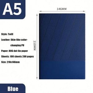 Promotional A5 Leather Business Notebook Gift Box Set With Custom Logo - Product Image 3