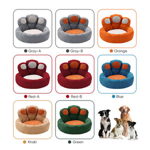 Cama para Perros con Diseño de Pata de Oso, Personalizable por el Fabricante, de Poliéster Sólido, Lavable, Cojín para Perros, Sofá, Silla, Antideslizante - Product Image 6