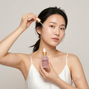 Sérum rose de luxe au peptide 50 ml, sérum hydratant pour le visage pour peaux sèches et matures - Product Image 6