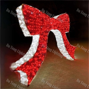 Motifs lumineux en ruban pour ajouter une profondeur visuelle aux décorations de Noël dans les places publiques, les centres commerciaux et les cours d'hôtels - Product Image 3
