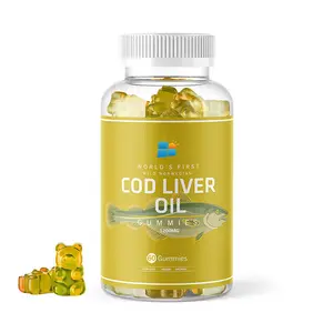 OEM/ODM Private Label Fish Oil Gummy Rich Vitamins Cod Liver Oil Softgel Gummies