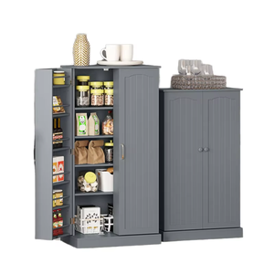 סלון יוקרתי חדר אוכל עץ אלון ריהוט עץ אלון סין מסורתי מזנון ציור ארון מטבח ארון - Product Image 6