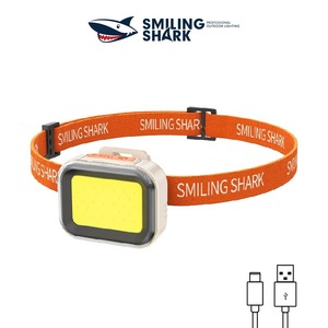 Smiling Shark Headlamp Rechargeable Led Light Outdoor Camping Portable With <b>Dimmer</b> - Product Image 1