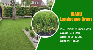 Réductions Compte à rebours Paysage Pelouse artificielle Extérieur 35mm Entretien facile Parc aquatique <span class=keywords><strong>Gazon</strong></span> synthétique Usine de Chine - Product Image 2