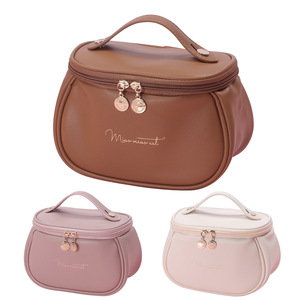 Cosmetics Bag Waterproof Portable Pu Leather Large Makeup Bag <strong>Travel</strong> Cosmetic Bags <strong>Washbag</strong> for Women - Product Image 5